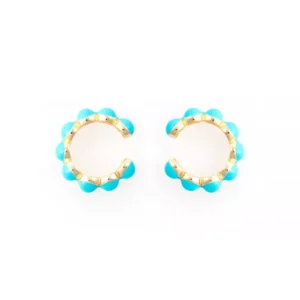 Charm Enamel Earring Cuff