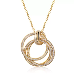 Hoops Knot Necklace