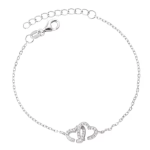 Interlocking Hearts Bracelet