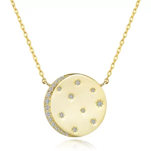 Crescent Personalized Necklace